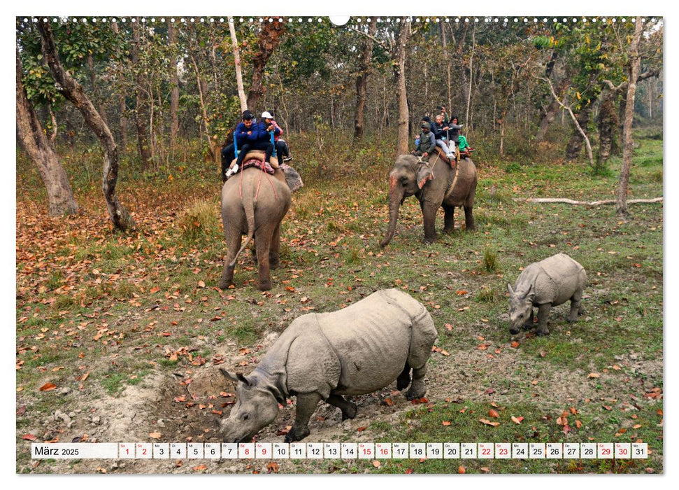 Einzigartiges NEPAL (CALVENDO Wandkalender 2025)