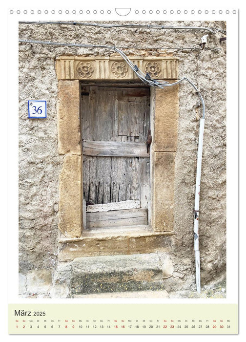 Siziliens Türen (CALVENDO Wandkalender 2025)
