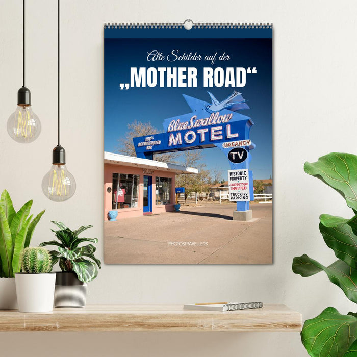Alte Schilder an der „Mother Road“ (CALVENDO Wandkalender 2025)