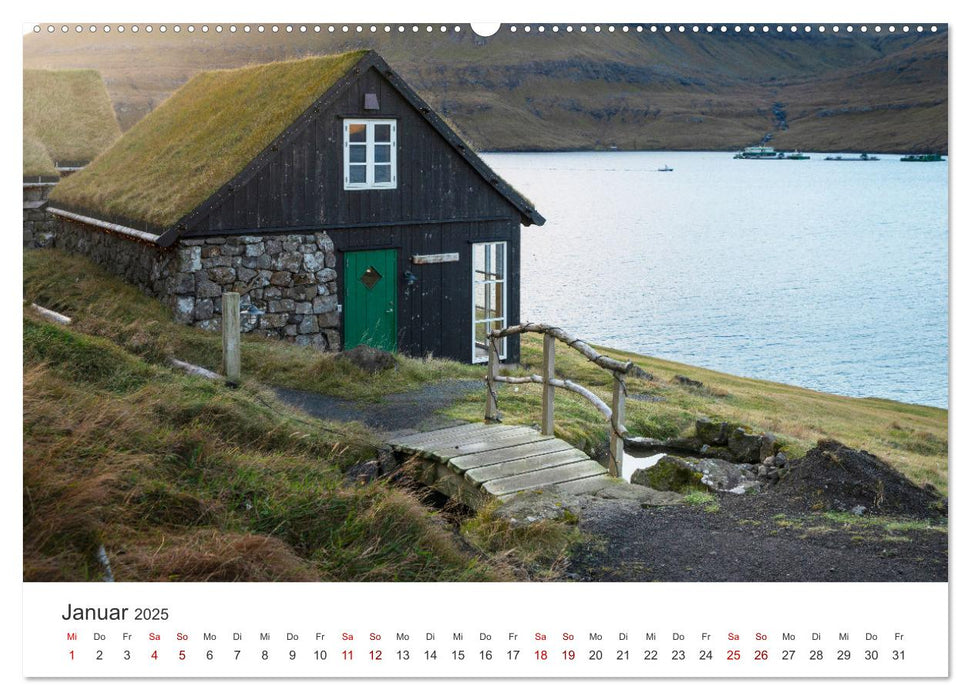 FÄRÖER INSELN - Herbstlichter (CALVENDO Wandkalender 2025)