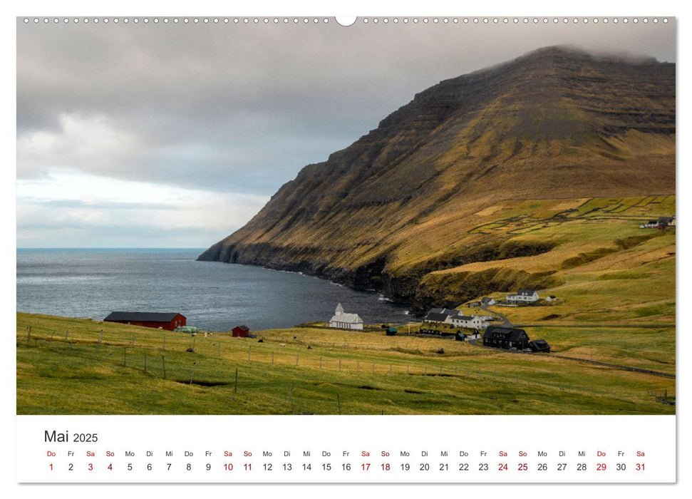 FÄRÖER INSELN - Herbstlichter (CALVENDO Wandkalender 2025)