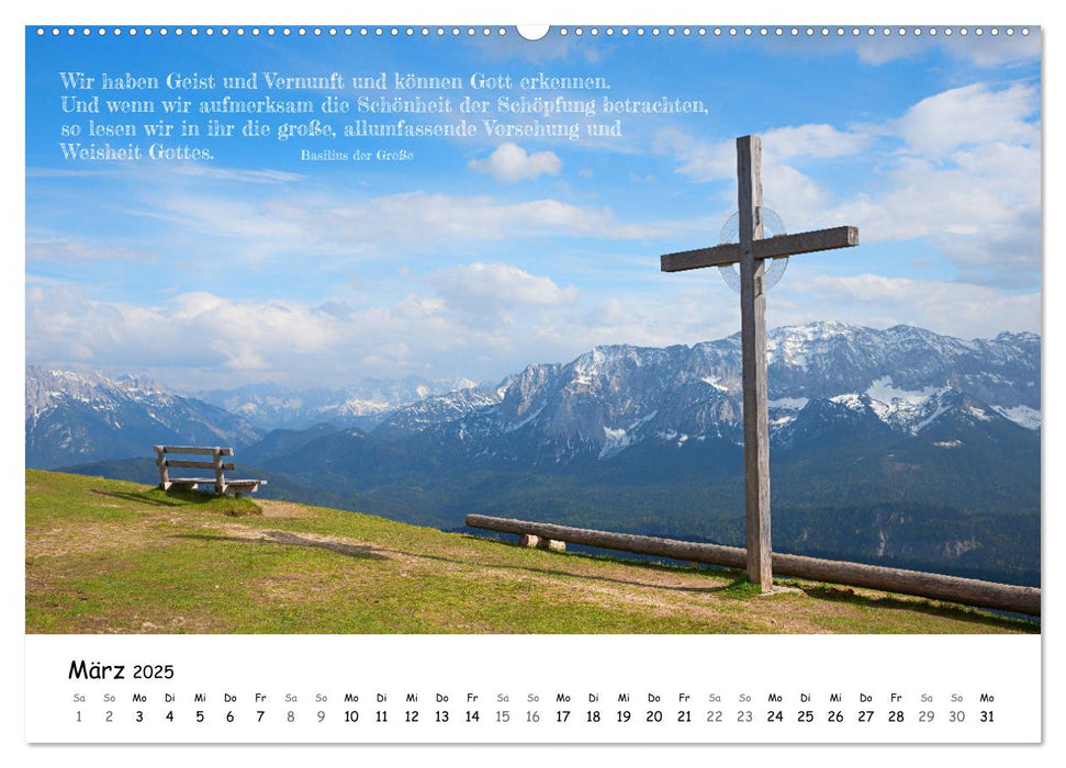 Christliche Bildpoesie (CALVENDO Wandkalender 2025)