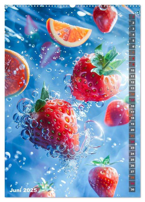 Früchtetraum - Jeden Monat eine fruchtige Überraschung (CALVENDO Premium Wandkalender 2025)