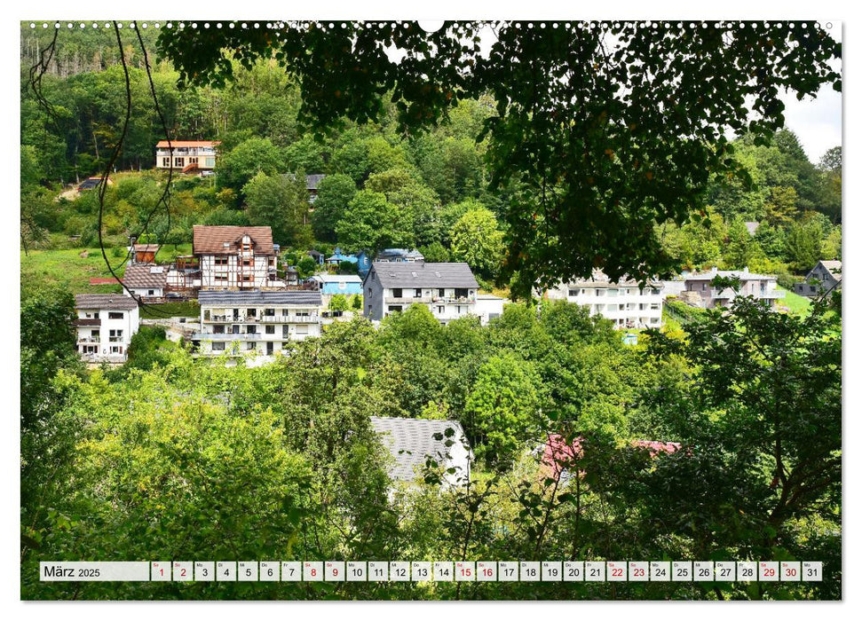 Rurberg und Woffelsbach - Leben wo andere Urlaub machen, in der Eifel (CALVENDO Wandkalender 2025)