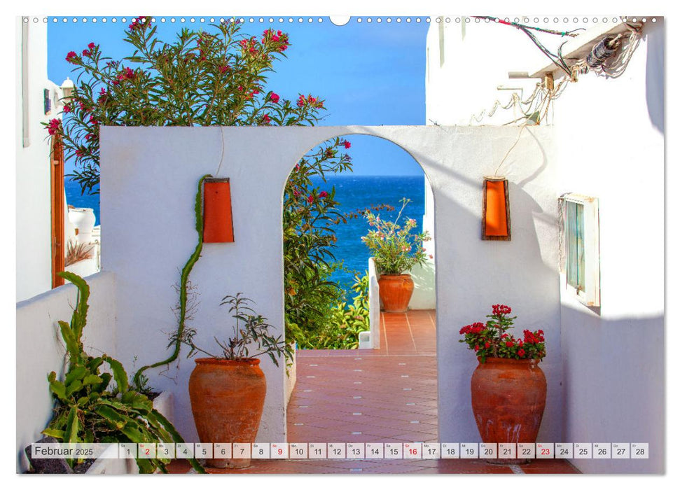 Urlaubsparadies Lanzarote (CALVENDO Wandkalender 2025)