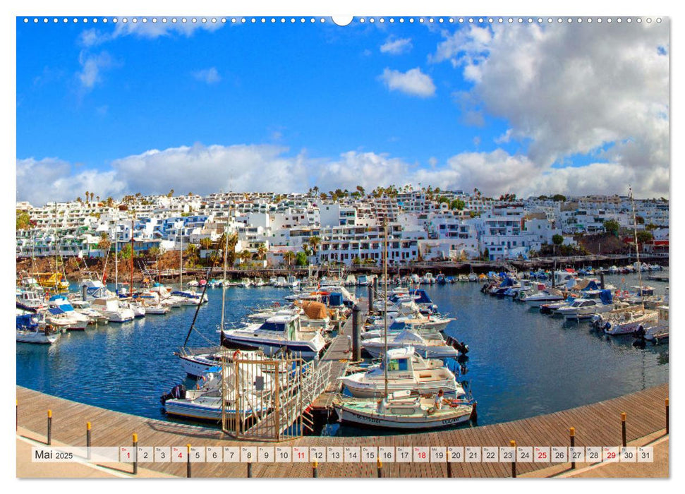 Urlaubsparadies Lanzarote (CALVENDO Premium Wandkalender 2025)
