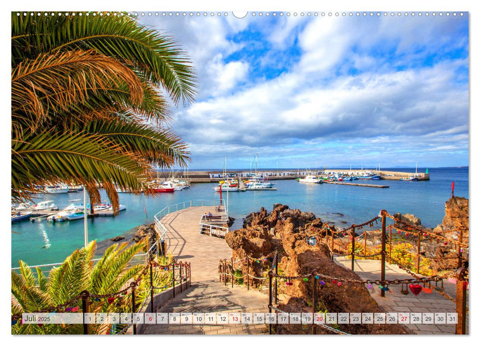 Urlaubsparadies Lanzarote (CALVENDO Premium Wandkalender 2025)