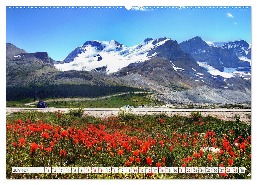 Kanada, Touristenziele in Alberta und British Columbia (CALVENDO Wandkalender 2025)
