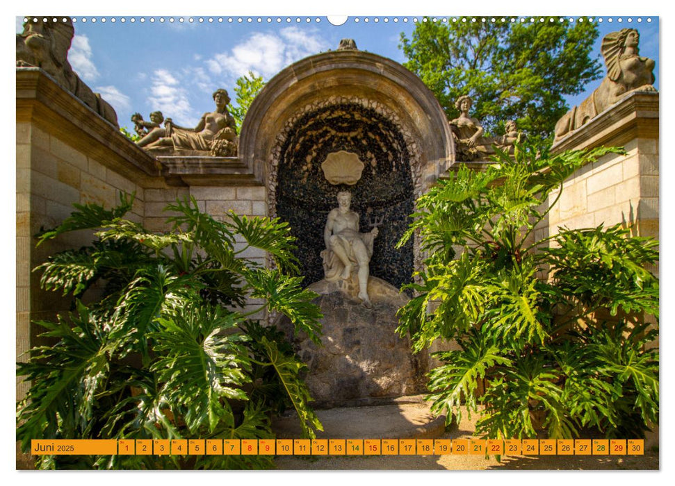Blankenburger Schlossgärten erleben (CALVENDO Wandkalender 2025)