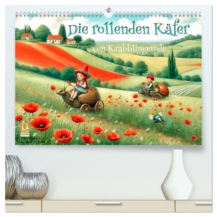 Die rollenden Käfer von Krabblingerode (CALVENDO Premium Wandkalender 2025)