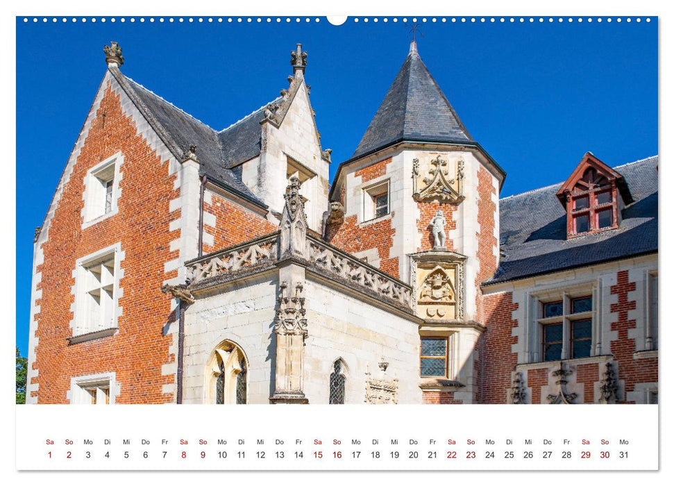 Schlösser der Loire (CALVENDO Wandkalender 2025)