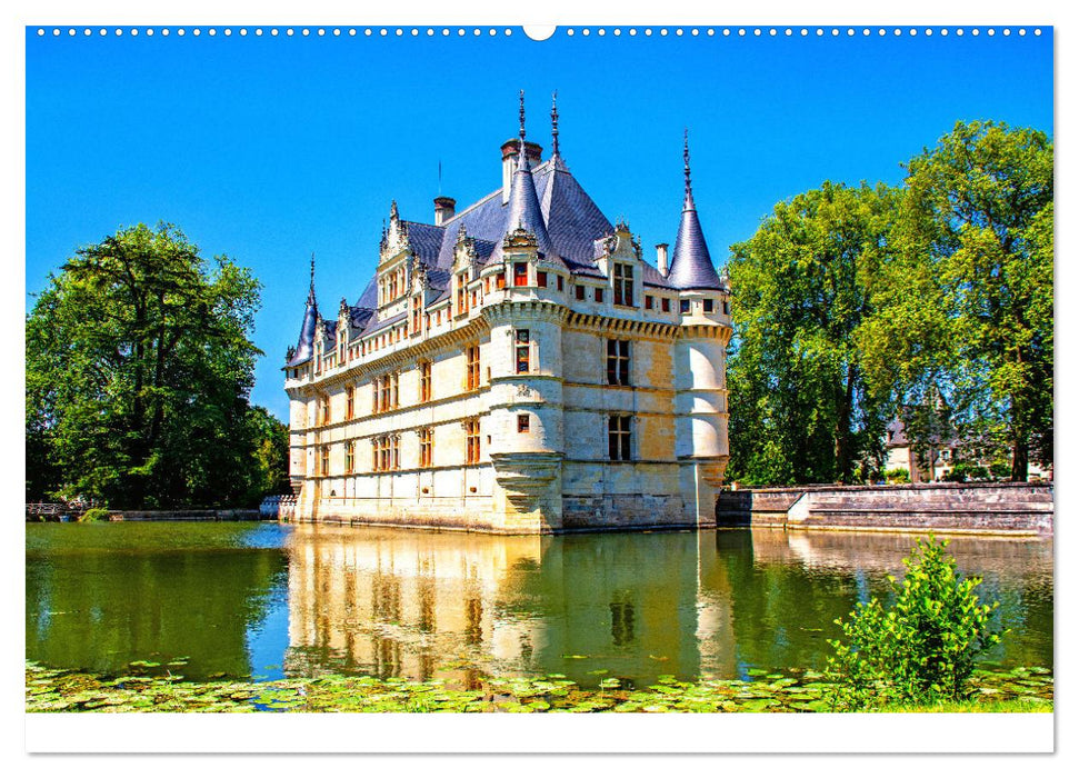 Schlösser der Loire (CALVENDO Wandkalender 2025)