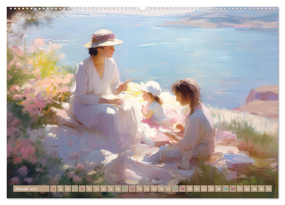Welt voller Licht Impressionistische Bilder (CALVENDO Premium Wandkalender 2025)