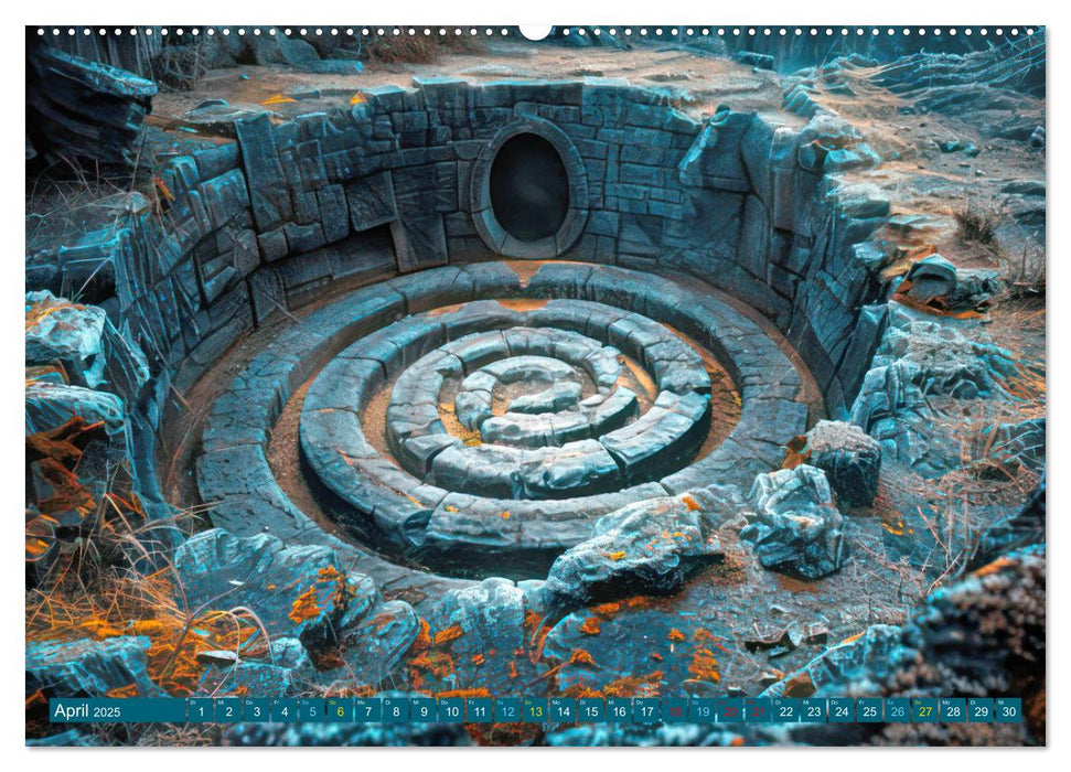 Mystische rätselhafte Orte (CALVENDO Wandkalender 2025)