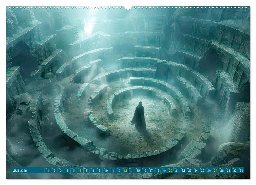 Mystische rätselhafte Orte (CALVENDO Premium Wandkalender 2025)