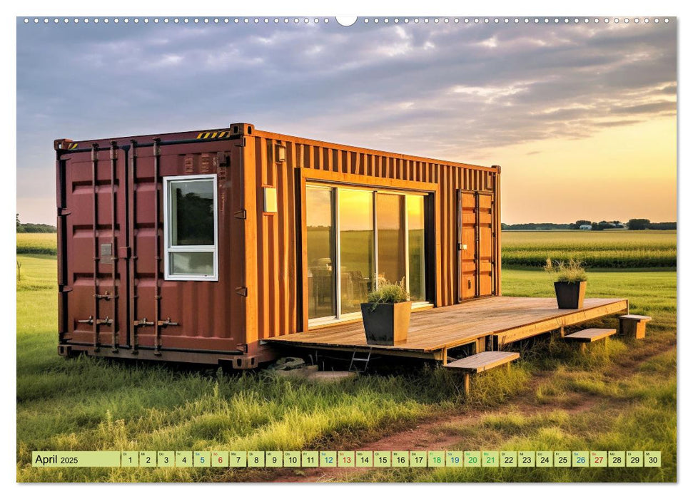 Tiny Houses - wohnen auf kleinstem Raum (CALVENDO Wandkalender 2025)