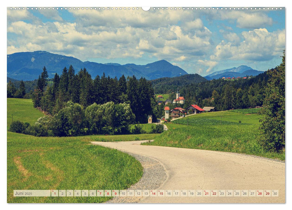Slowenische Landschaften (CALVENDO Wandkalender 2025)