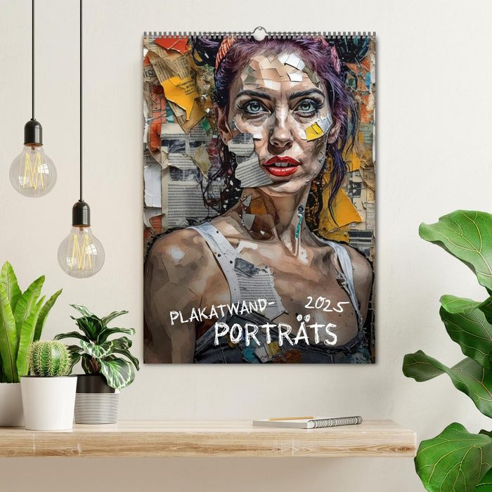 Plakatwand-Porträts (CALVENDO Wandkalender 2025)