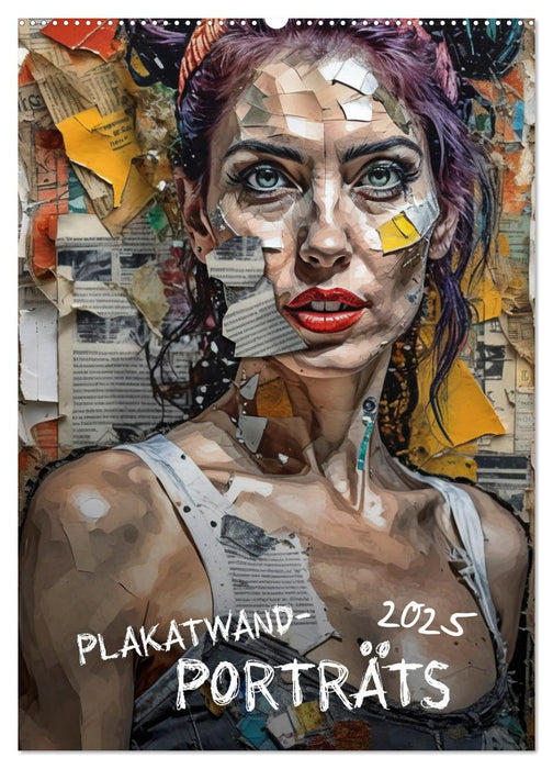 Plakatwand-Porträts (CALVENDO Wandkalender 2025)