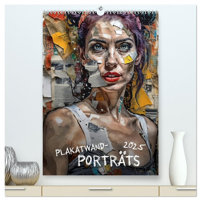 Plakatwand-Porträts (CALVENDO Premium Wandkalender 2025)