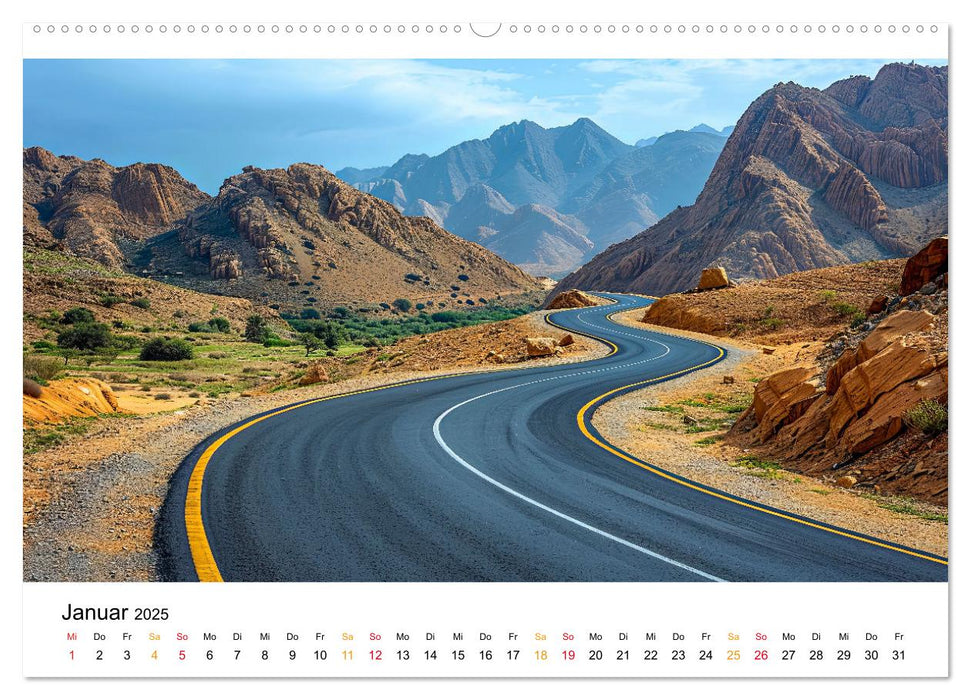 Straßen und Wege (CALVENDO Wandkalender 2025)