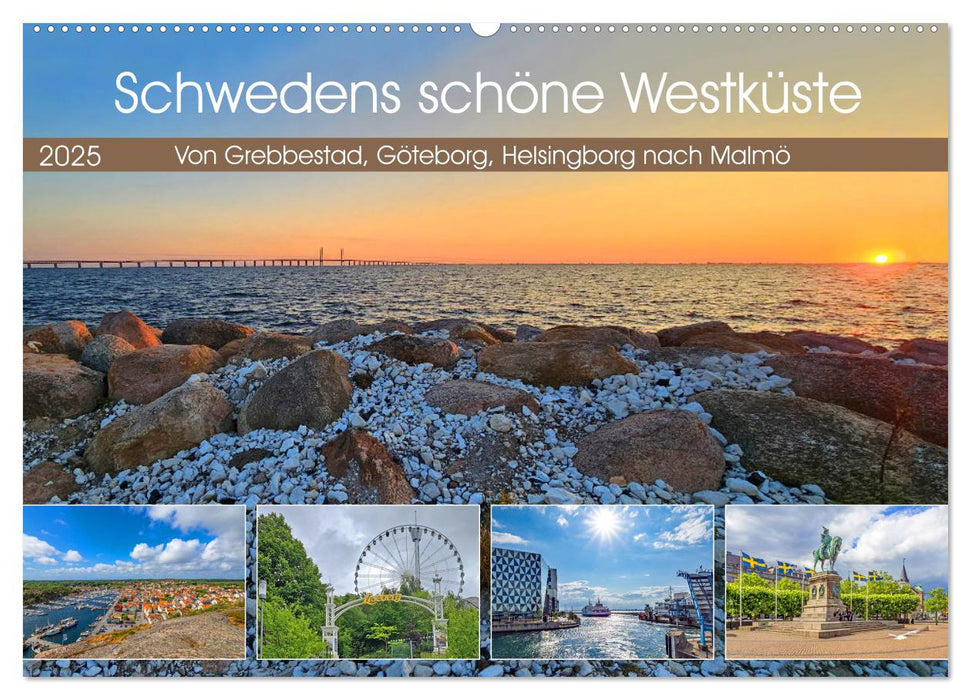 Schwedens schöne Westküste (CALVENDO Wandkalender 2025)