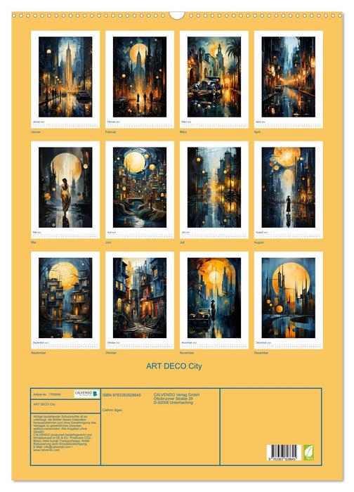 ART DECO City (CALVENDO Wandkalender 2025)