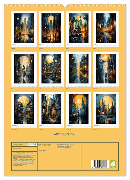 ART DECO City (CALVENDO Premium Wandkalender 2025)