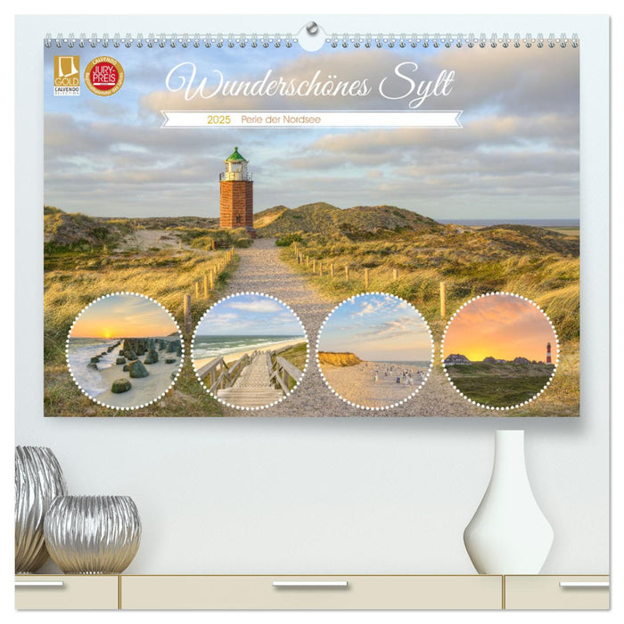 Wunderschönes Sylt - Perle der Nordsee (CALVENDO Premium Wandkalender 2025)