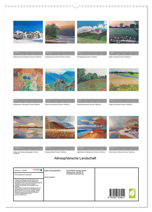 Atmosphärische Landschaft (CALVENDO Premium Wandkalender 2025)