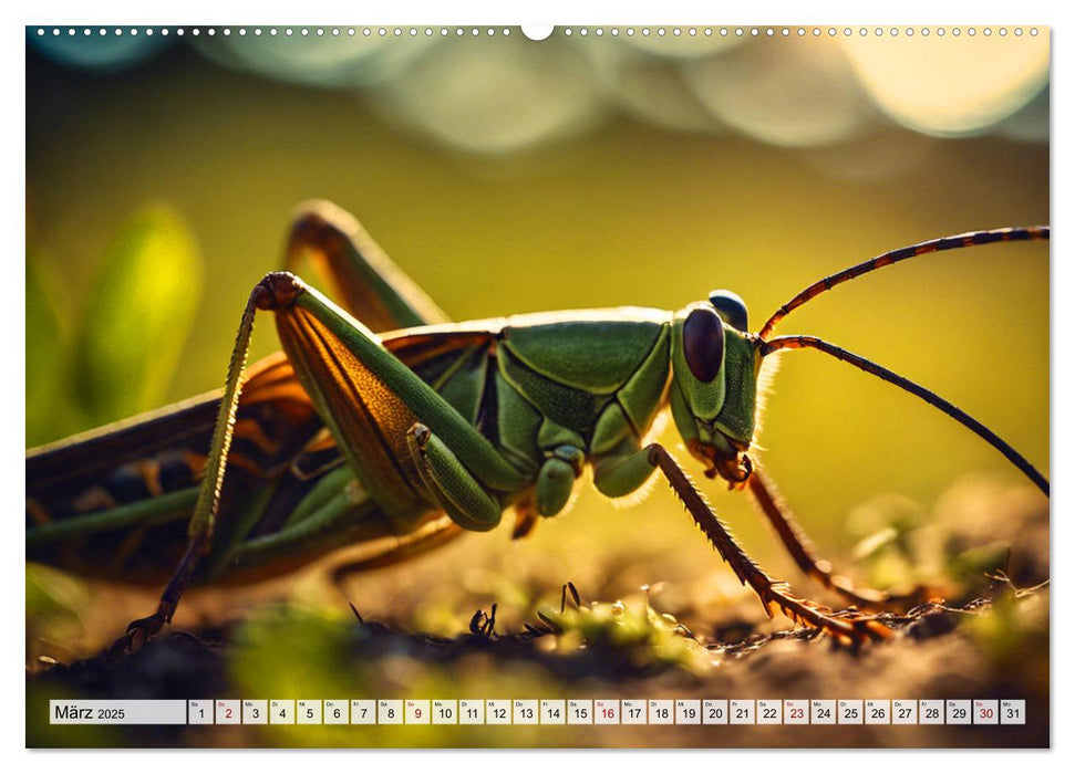 Filigrane Insekten (CALVENDO Wandkalender 2025)