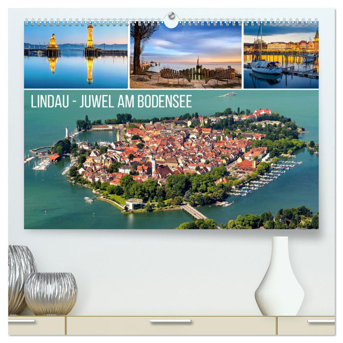 Lindau - Juwel am Bodensee (CALVENDO Premium Wandkalender 2025)