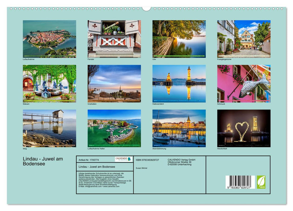 Lindau - Juwel am Bodensee (CALVENDO Premium Wandkalender 2025)