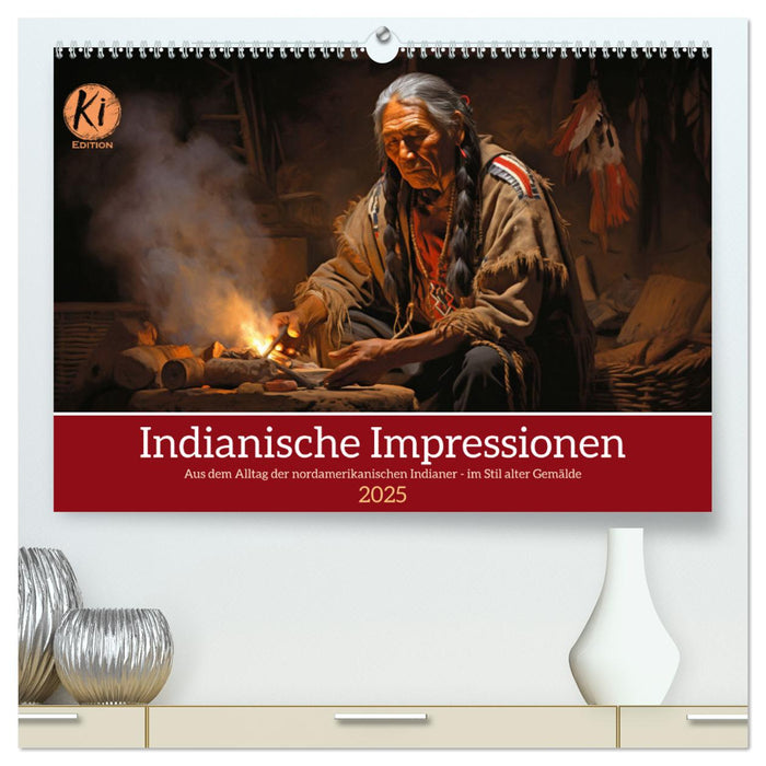 Indianische Impressionen (CALVENDO Premium Wandkalender 2025)