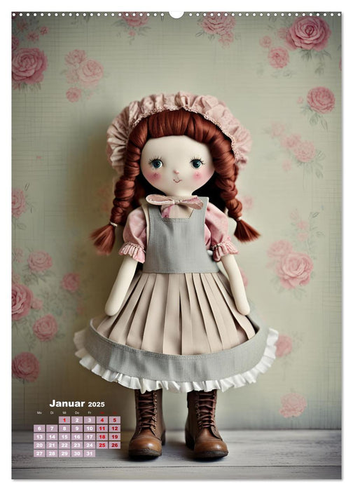 Romantische Puppen (CALVENDO Premium Wandkalender 2025)