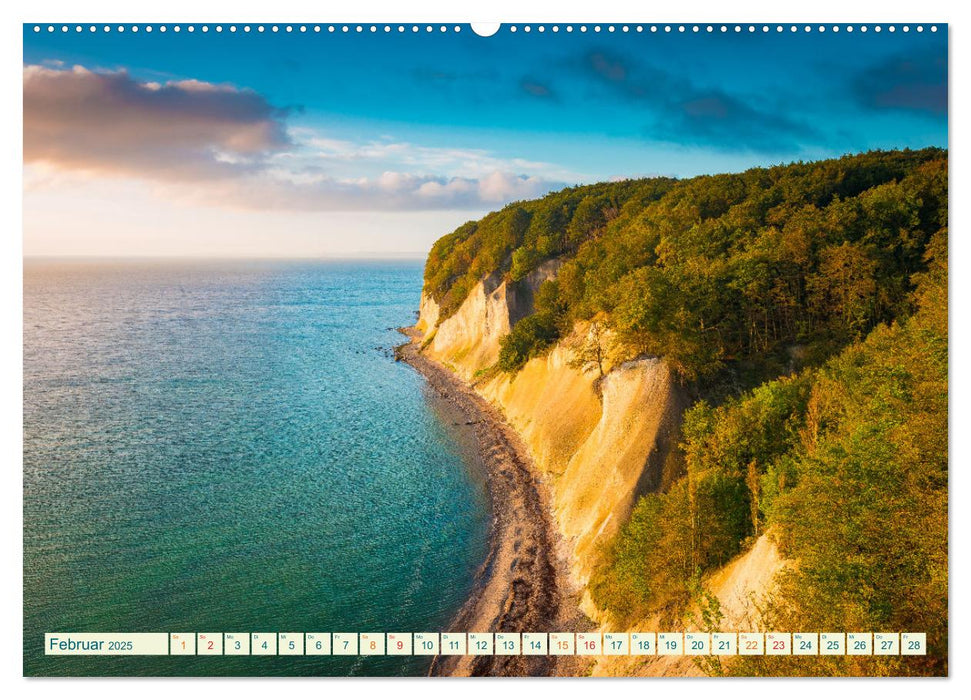 Insel Rügen - Malerische Kreideküste (CALVENDO Wandkalender 2025)