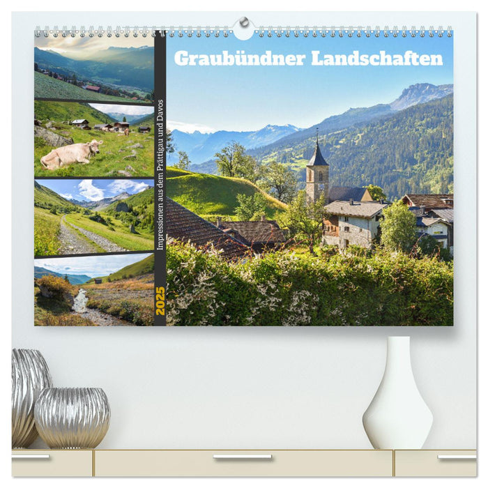 Graubündner Landschaften (CALVENDO Premium Wandkalender 2025)