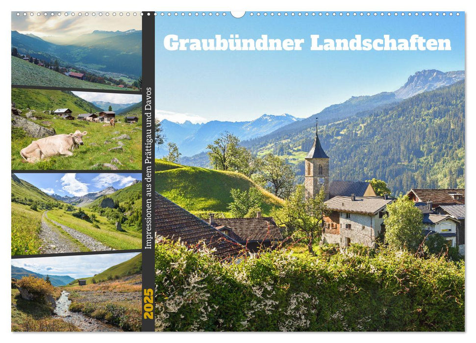 Graubündner Landschaften (CALVENDO Wandkalender 2025)