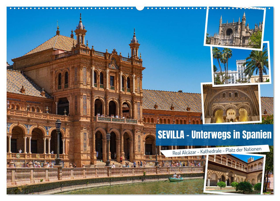 Sevilla - Unterwegs in Spanien (CALVENDO Wandkalender 2025)