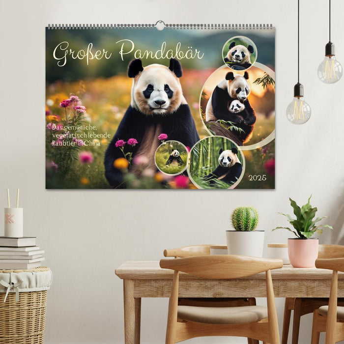 Großer Pandabär (CALVENDO Wandkalender 2025)