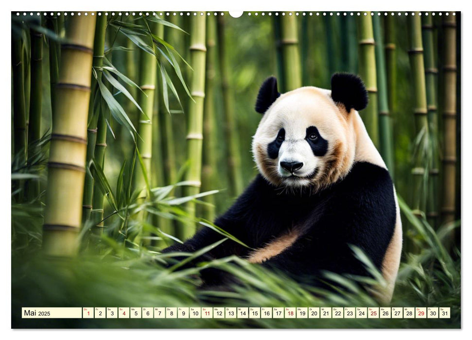 Großer Pandabär (CALVENDO Wandkalender 2025)