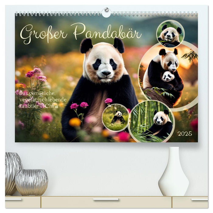 Großer Pandabär (CALVENDO Premium Wandkalender 2025)