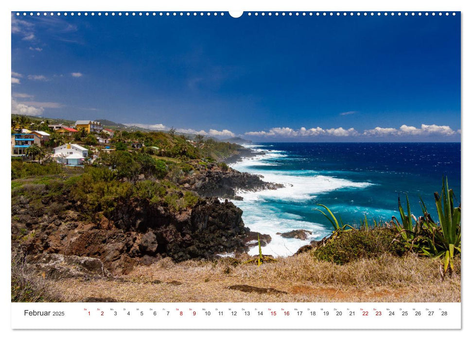 Île de la Réunion - Das französische Paradies im Indischen Ozean (CALVENDO Wandkalender 2025)