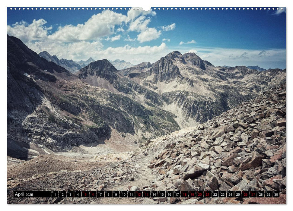 GR 10 Fernwanderweg durch die französischen Pyrenäen (CALVENDO Wandkalender 2025)