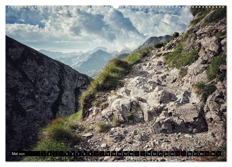 GR 10 Fernwanderweg durch die französischen Pyrenäen (CALVENDO Premium Wandkalender 2025)