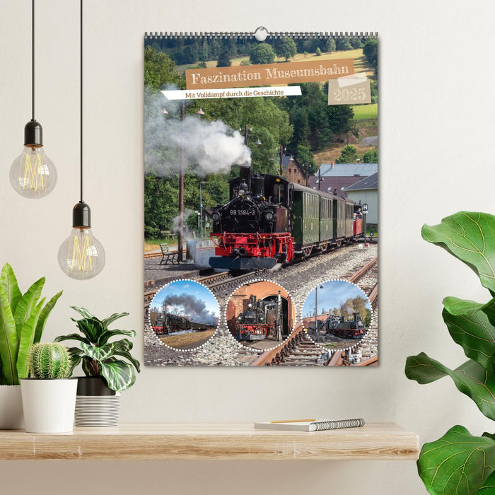 Faszination Museumsbahn (CALVENDO Wandkalender 2025)