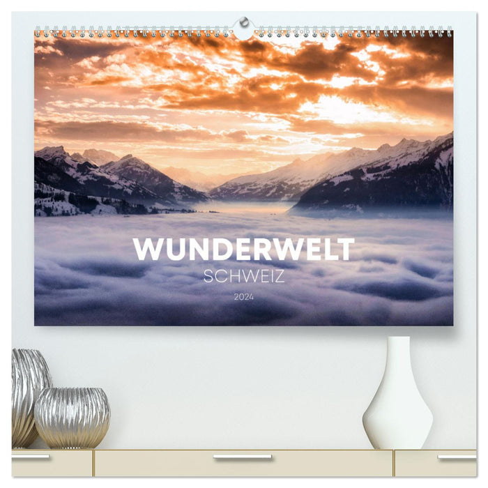 Wunderwelt Schweiz (CALVENDO Premium Wandkalender 2025)