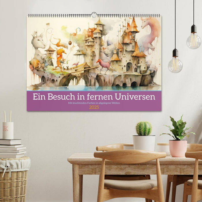 Ein Besuch in fernen Universen (CALVENDO Wandkalender 2025)