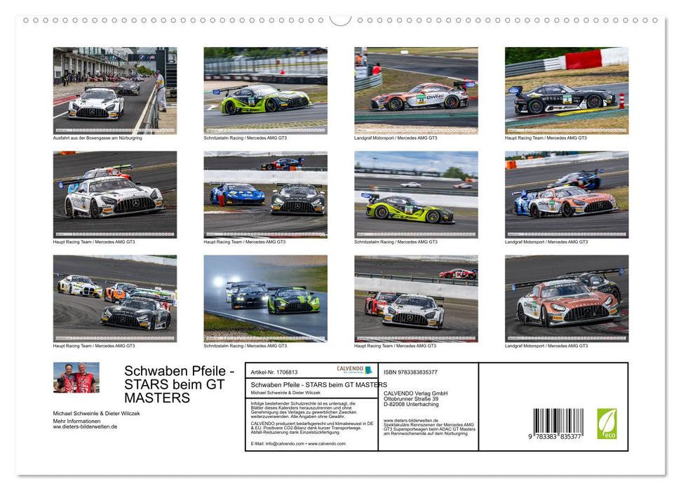 Schwaben Pfeile - STARS beim GT MASTERS (CALVENDO Premium Wandkalender 2025)