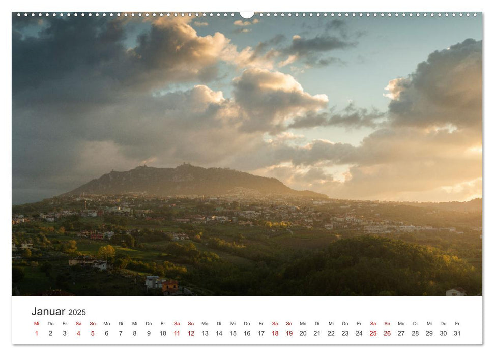 San Marino Die älteste Republik der Welt (CALVENDO Wandkalender 2025)